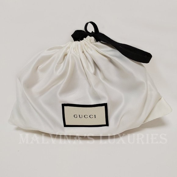 GUCCI WALLET 615523 DOLLAR INTERLOCKING G LOGO CHAIN CROSSBODY BAG GRAY LEATHER - Picture 16 of 16